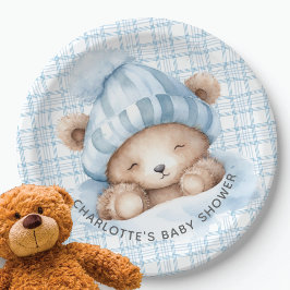 Snuggle Beer Baby shower Papieren Bordje