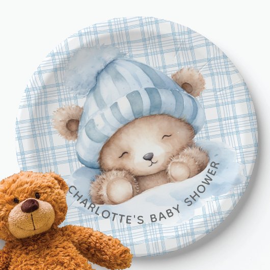 Snuggle Beer Baby shower Papieren Bordje