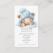 Snuggle Beer Luier Raffle Ticket Informatiekaartje (Voorkant)