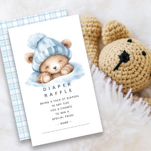 Snuggle Beer Luier Raffle Ticket Informatiekaartje