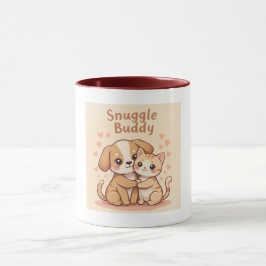 Snuggle Buddy Mok - Kunst voor koffieliefhebbers (Midden)