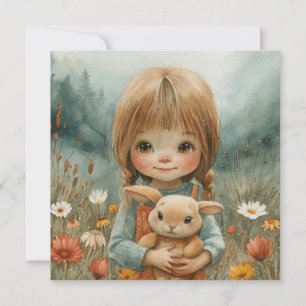 Snuggle Bunnies: Vrolijke Groeten 🐇Digitaal Feestdagenkaart