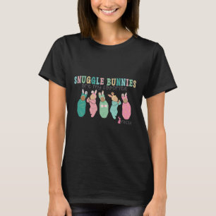 Snuggle Bunnies zijn mijn favoriete Nicu Nurse Pas T-shirt