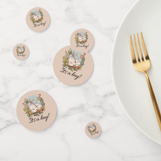 Snuggle Bunny Baby shower Confetti (Groep)