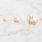 Snuggle Bunny Baby shower Confetti (Voorkanten)