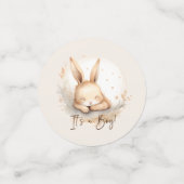 Snuggle Bunny Baby shower Confetti (Kleine voorkant)