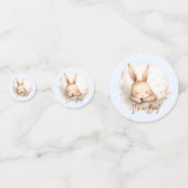 Snuggle Bunny Het is een jongen Confetti (Achterkanten)