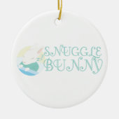 Snuggle Bunny Keramisch Ornament (Voorkant)
