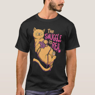 Snuggle is echte breien haak kat breien croc t-shirt