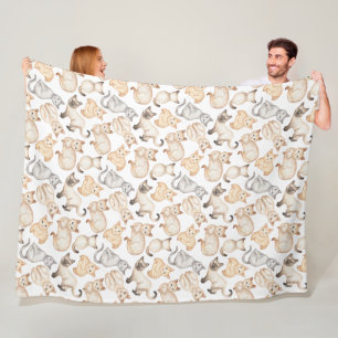 Snuggle Kat 60x80 fleece deken