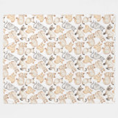 Snuggle Kat 60x80 fleece deken (Voorkant (Horizontaal))