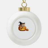 Snuggle Lantern Classic T-shirt Keramische Bal Ornament (Voorkant)