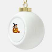 Snuggle Lantern Classic T-shirt Keramische Bal Ornament (Rechts)