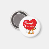 Snuggle Meowgic Funny Cat Pun Art Magneet (Voorkant / Achterkant)