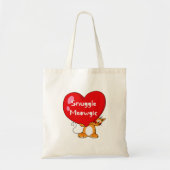 Snuggle Meowgic Funny Cat Pun Art Tote Bag (Voorkant)
