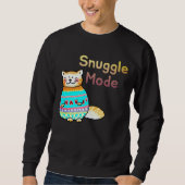 Snuggle Mode Cute Ginger Cat Trui (Voorkant)