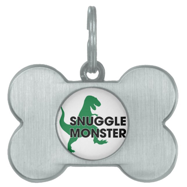 Snuggle Monster Huisdieren Naamplaatje (voorkant)