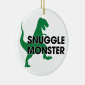 Snuggle Monster Keramisch Ornament (Rechts)