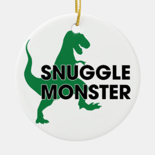 Snuggle Monster Keramisch Ornament