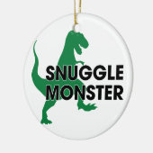 Snuggle Monster Keramisch Ornament (Links)