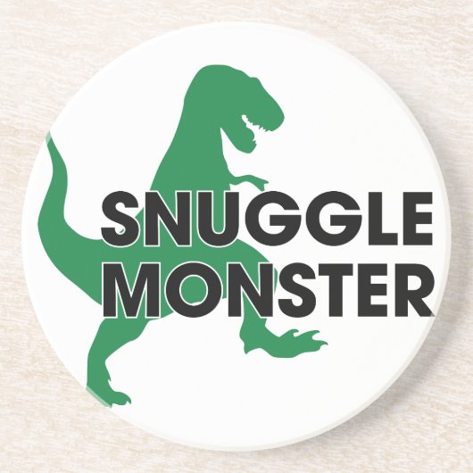 Snuggle Monster Zandsteen Onderzetter (Voorkant)