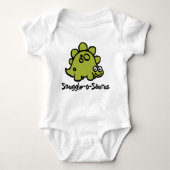 Snuggle-o-Saurus Dino Plezier Romper (Voorkant)