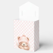 Snuggle Omhoog Beer Baby shower Favor Box Bedankdoosjes (Geopend)