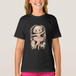 Snuggle Pup Kawaii unicorn dancing T-shirt