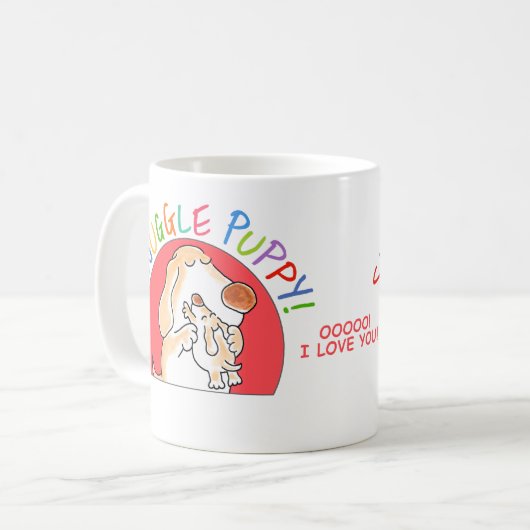 SNUGGLE PUPPY! mok (Voorkant links)