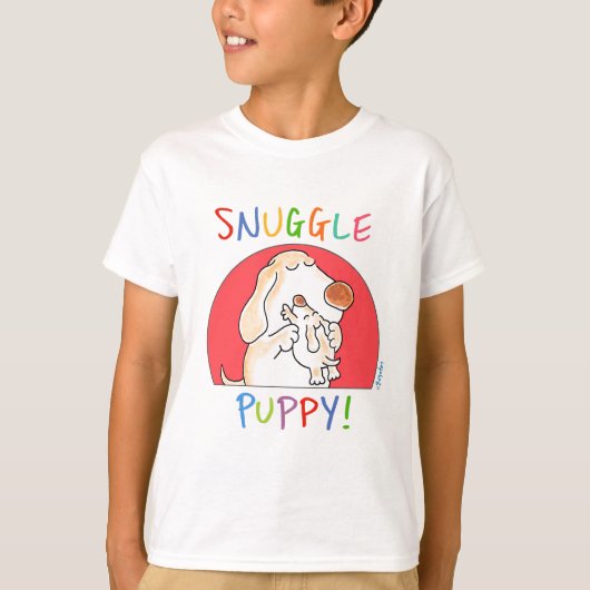 SNUGGLE PUPPY van Sandra Boynton. T-shirt (Voorkant)