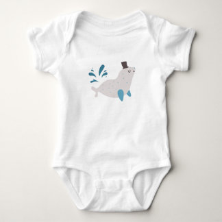 Snuggle Seal Baby Romper