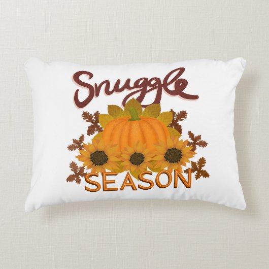 "Snuggle Season" Accent Pillow (dubbelzijdig) Accent Kussen (Voorkant)