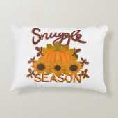 "Snuggle Season" Accent Pillow (dubbelzijdig) Accent Kussen (Achterkant)