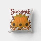 “Snuggle Season” Cosy Throw Cushion (Double Sided) Kussen (Voorkant)