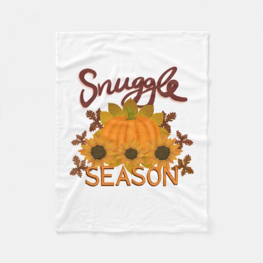 "Snuggle Season" Fleece deken (Voorkant)