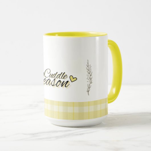 Snuggle Season (in het Engels) Mok (Voorkant rechts)
