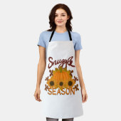 "Snuggle Season" Thanksgiving Schort (Gedragen)