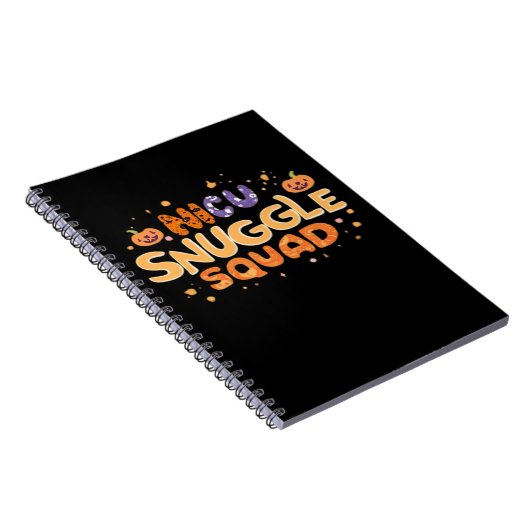 Snuggle Squad NICU Nurse Neonatal Nurse Halloween  Notitieboek (Rechterzijde)