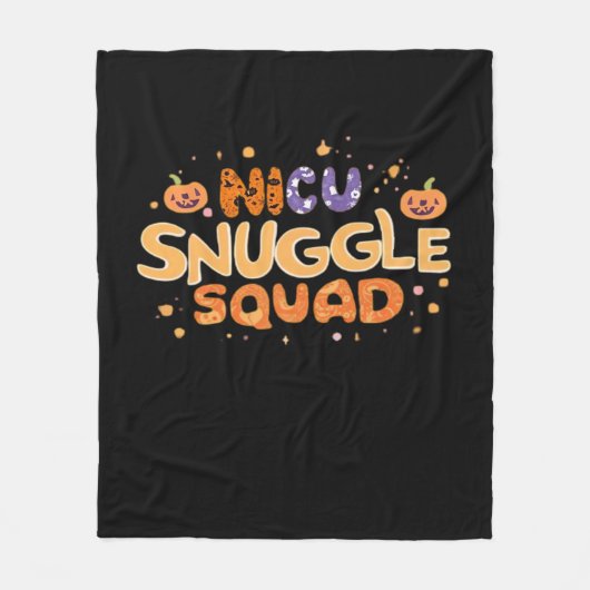 Snuggle Squad NICU Verpleegster Neonatale Verpleeg Fleece Deken (Voorkant)