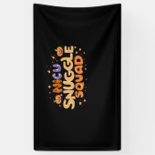 Snuggle Squad NICU Verpleegster Neonatale Verpleeg Spandoek (Verticaal)