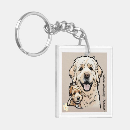 "Snuggle Squad" Sleutelhanger (Voorkant Links)