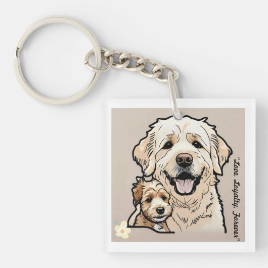 "Snuggle Squad" Sleutelhanger (Voorkant)