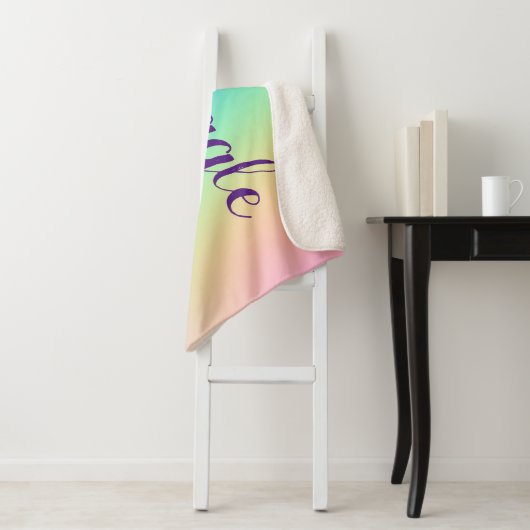 "Snuggle Time" pasteithetische dop Sherpa Deken (In situ)