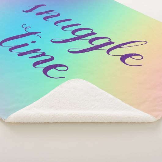 "Snuggle Time" pasteithetische dop Sherpa Deken (3/4)