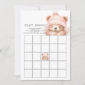Snuggle Up Beer Baby shower Bingo Game Uitnodiging (Voorkant)