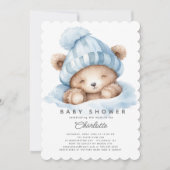 Snuggle Up Beer Baby shower uitnodiging (Voorkant)