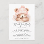 Snuggle Up Beer Boek voor Baby Informatiekaartje (Voorkant)