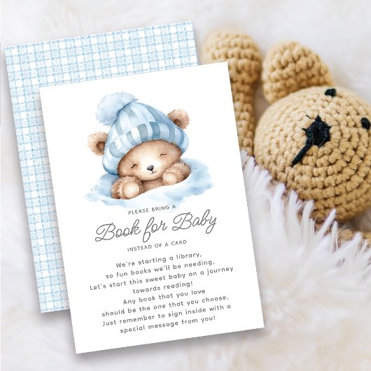 Snuggle Up Beer Boek voor Baby Informatiekaartje