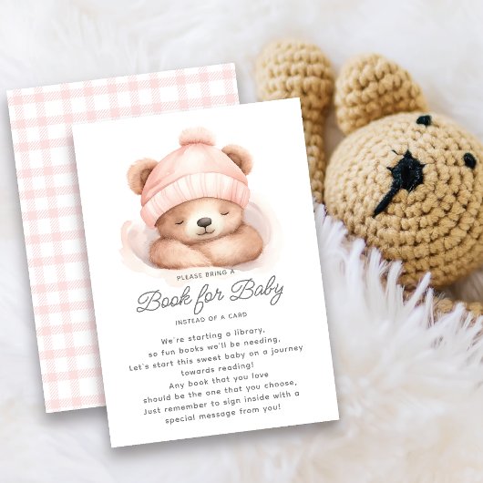Snuggle Up Beer Boek voor Baby Informatiekaartje