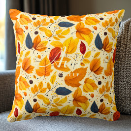 Snuggle Up Fall Leaves | Gezellige herfst decor Kussen
